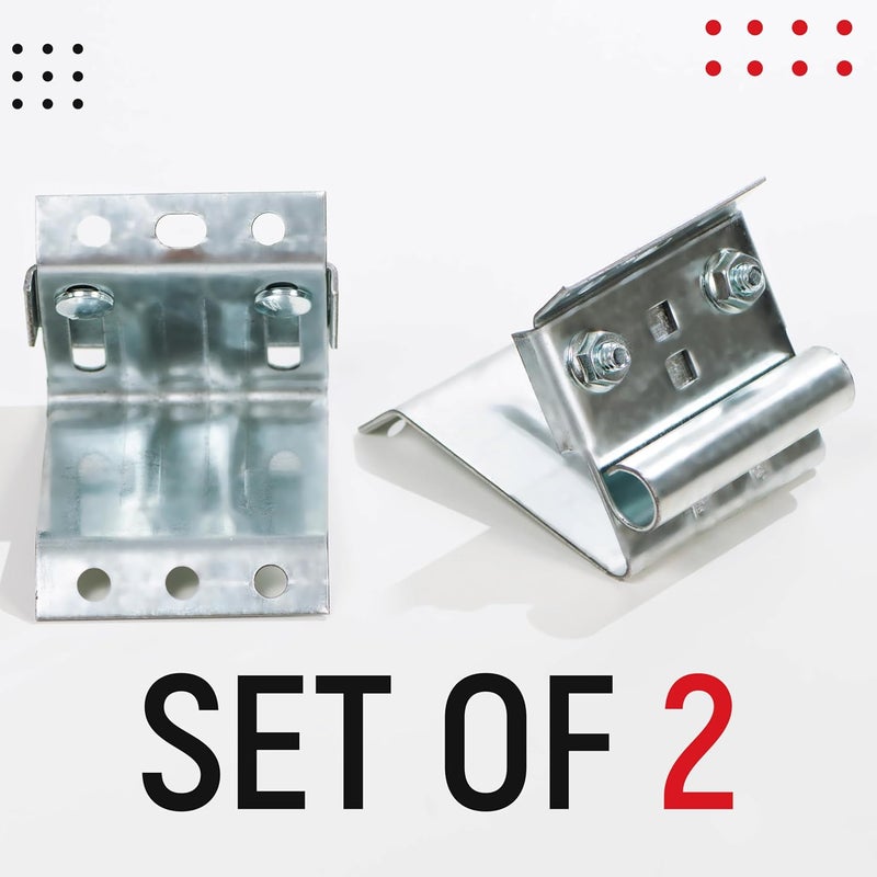 Granatan Garage Door Adjustable Top Bracket (2 Pack), Galvanized Steel Replace Bracket, Garage Door Parts - Image 5